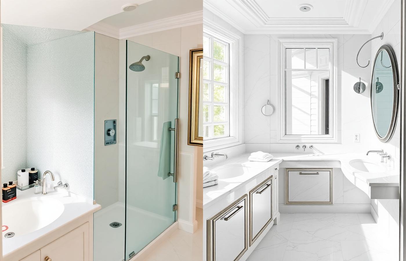 Master Bath — Move-In Clean — before and after